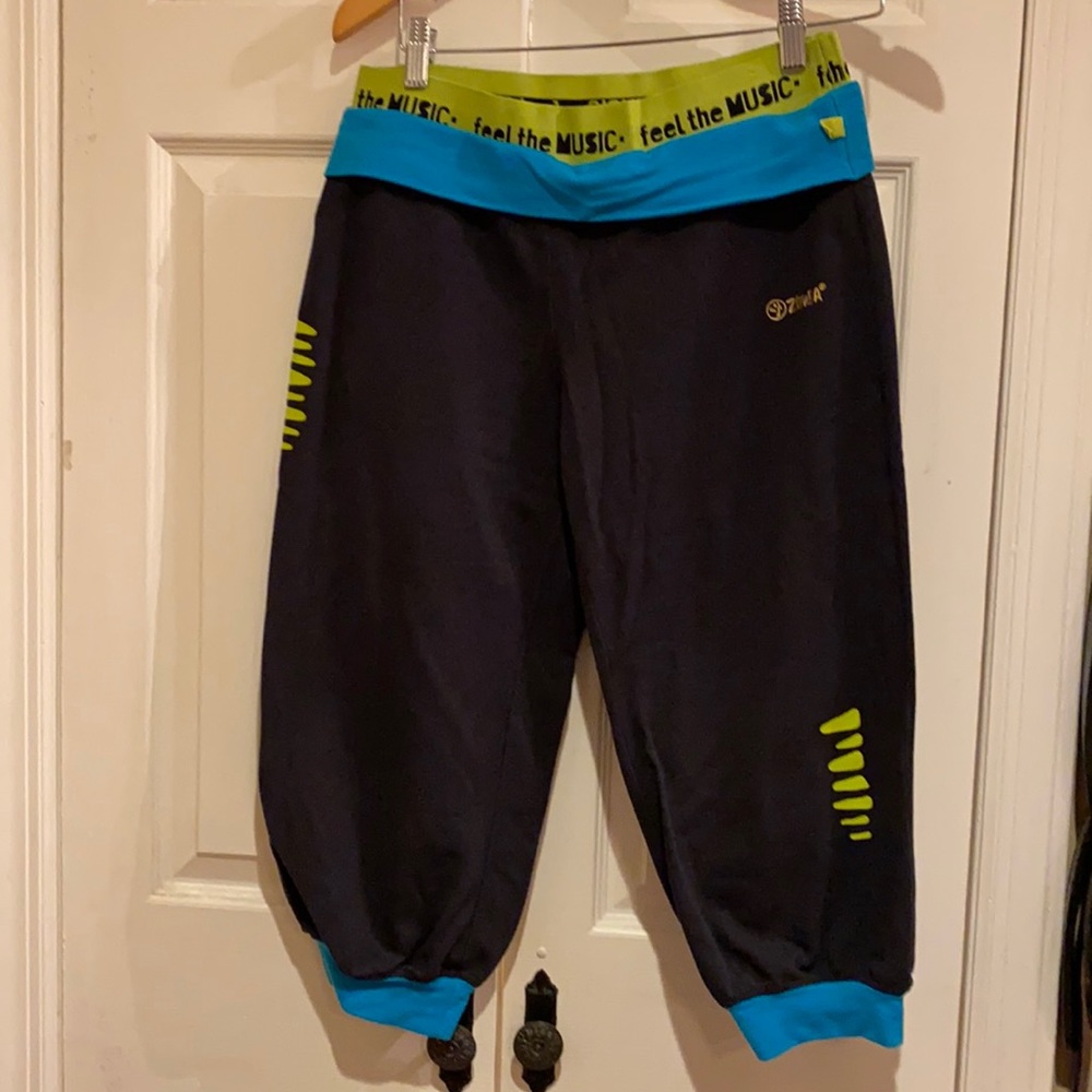 Zumba cropped pants classic black  size m